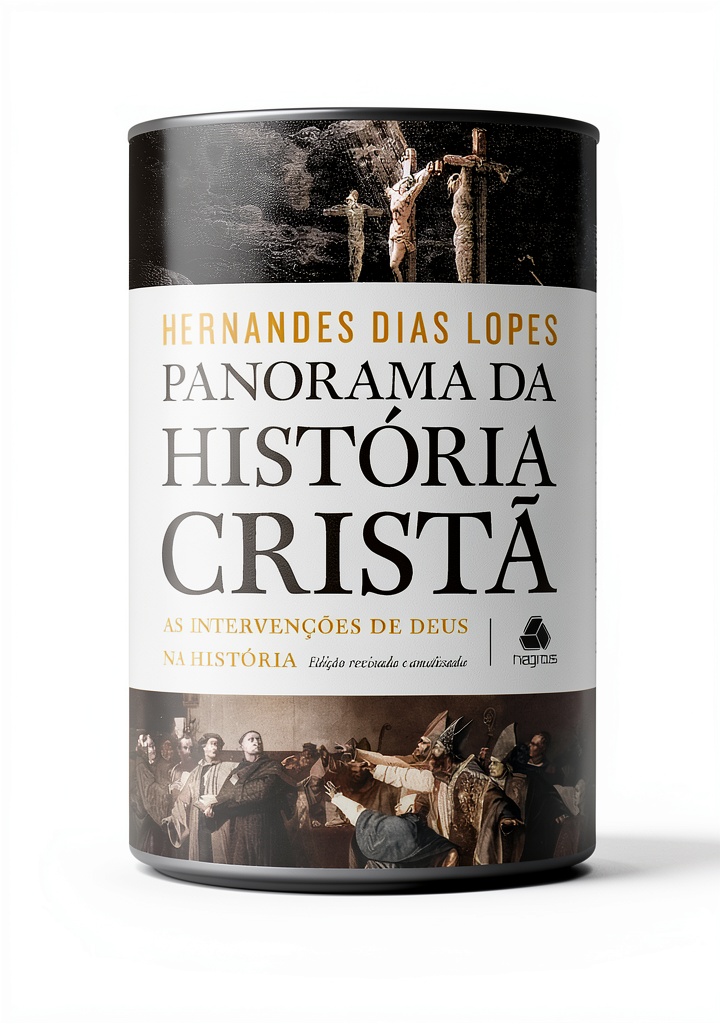 Installing Editora Hagnos História da Igreja Cristã eBook Portuguese Edition on a wooden desk
