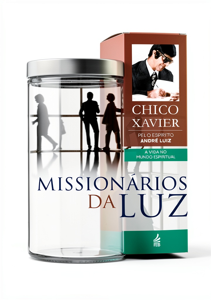 Installing Portuguese Spirituality Book by FEB Editora on a wooden desk